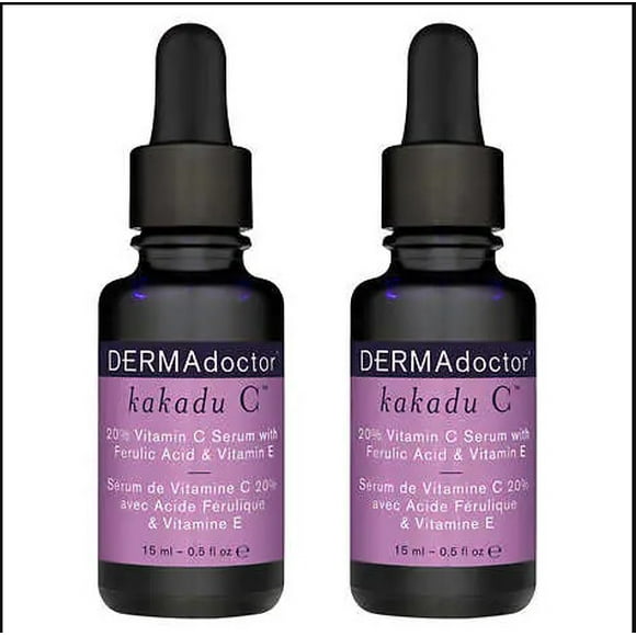 DERMAdoctor Kakadu C Sérum à 20 % de Vitamine C, Pack de 2