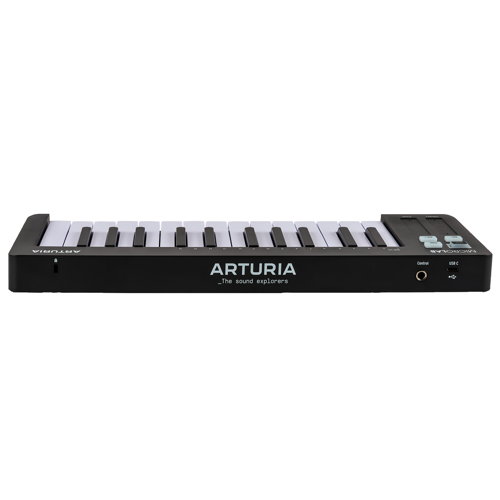Arturia MicroLab mk3 Black Ultra-Compact MIDI Controller with Case Package
