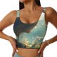 thumbnail image 1 of Balery Majestic Ostrich In Forest Sujetadores deportivos con espalda cruzada para mujer, acolchados, sin costuras, de alto impacto, ideales para yoga, gimnasio, entrenamiento y fitness.-XX-Large, 1 of 8
