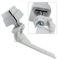 thumbnail image 4 of Wodtesl Chrome Side-Mount Toilet Flush Lever Handle Replacement, Adjustable Push Button Tank Handle, 5.71\ Length, 1.38\ x 1.38\ Handle Size, Universal Fit for Most Toilets, 4 of 12