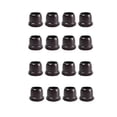 thumbnail image 1 of Extra Small Silicone Chair Leg Floor Protectors, Dark Brown Chair Leg W/wrapped Felt, Dark Silicon-Good, 1 of 5