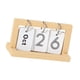 thumbnail image 3 of Calendario plegable para casa de muñecas, escala 1/12, para juegos de rol, mini calendario para accesorios de fotografía. Madera, 3 of 9
