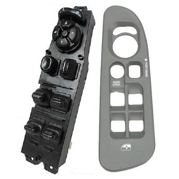 2002-2008 Dodge Ram Window Master Switch and Gray Bezel Set