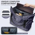 thumbnail image 3 of Bolsa de lona WOOMADA Weekender Overnight para mujer Black Leopard, 3 of 7