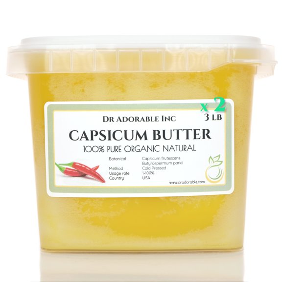 Dr Adorable - 6 lb - Capsicum Butter - Organic Fresh Natural (2 of 3 lb)