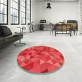 thumbnail image 3 of Ahgly Company Indoor Rectangle Patterned Red Area Rugs, 2' x 3', 3 of 6