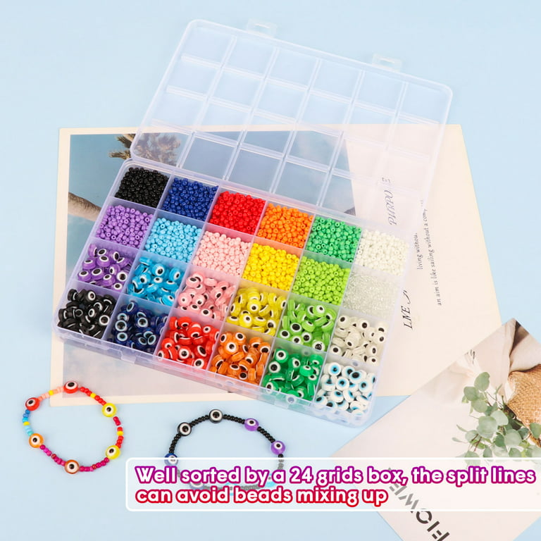 480pcs 8mm Glass Beads for Jewelry Making Bracelet Kit with 24 Colors Candy  Style Perfect Beading Supplies for Bracelet Making and DIY Jewelry