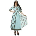 thumbnail image 1 of Moomaya Ensemble Kurta de Fête Indienne de Designer Ensemble Ethnique Robe Tunique Pantalon pour Femmes-2TG, 1 of 1