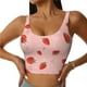 thumbnail image 1 of Balery Strawberry Sujetadores deportivos con espalda cruzada para mujer, acolchados, sin costuras, de alto impacto, ideales para yoga, gimnasio, entrenamiento y fitness.-X-Large, 1 of 8