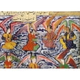 thumbnail image 3 of Unknown 14x11 Black Modern Framed Museum Art Print Titled - Scene of Conversation Among The Deities, 3 of 5