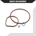thumbnail image 4 of Unique Bargains 1 Set LR010690 Inner Vacuum Pump Seal Ring Repair for Land Rover Discovery LR4 Range Rover Brown, 4 of 7