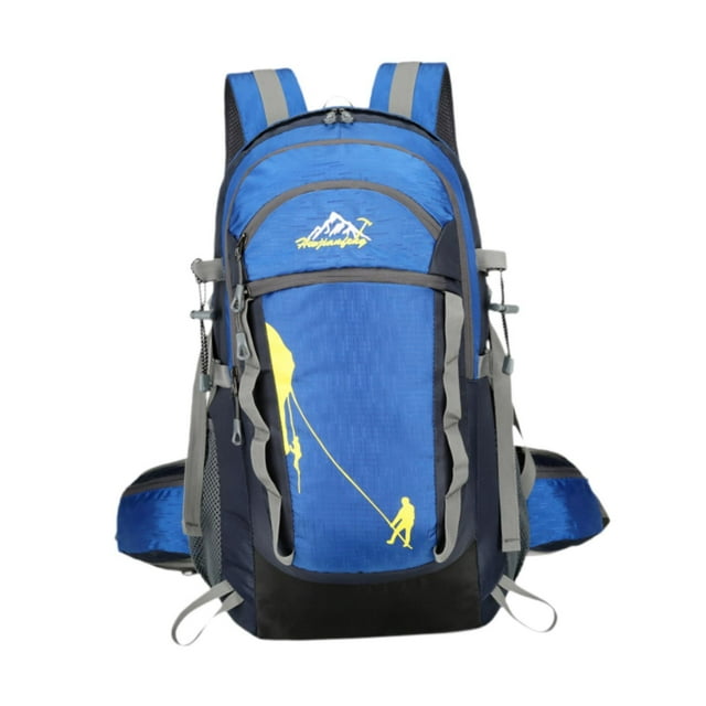 Mochila de senderismo Bolsa de deportes transpirable para entrenamiento Camping actividades al aire libre Azul