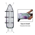 thumbnail image 4 of Ironing Board Cover with Purple Floral Butterfly, Tabletop Ironing Board Cover for Home Use, Durable Replacement Protective Cover, 4 of 5