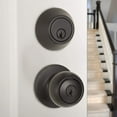 thumbnail image 4 of Exterior Door Knob With Keyed Lock and Deadbolt Coastal Matte, 4 of 7