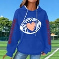 thumbnail image 5 of Camisas de Manga Larga Casual de las Mujeres Impresión No Estructurada Bolsillo Sudadera con Capucha para la Moda de Verano de Primavera, 5 of 5
