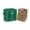 Green Snowflake Polyester, variant on Ornament Storage Bag - Keepsakes Holiday Decoration Organizer, Padded Dividers, Carrying Handles - Red, 19.25"x13"x12.5", 6" Trays