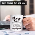 thumbnail image 4 of Taza para beber LEJIAJINW Boss, 11 oz, cerámica, 4 of 6