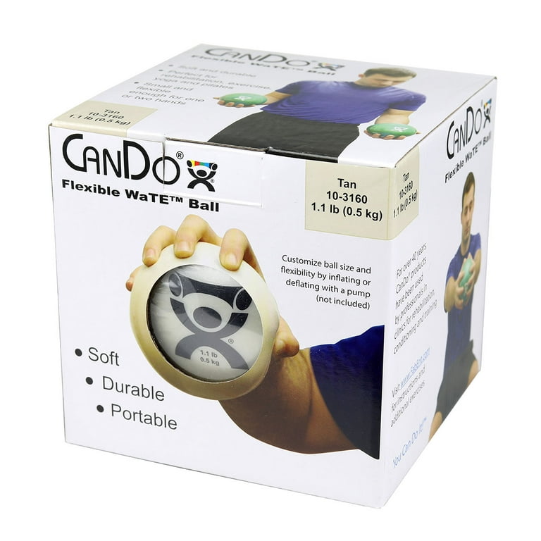 CanDo WaTE Ball - Hand-held Size - Tan - 5 CanDo WaTE Ball - Hand-held Size - Tan - 5