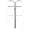 thumbnail image 5 of Metal Plant Trellis, Easy Install for Home Outdoor, Plant Support Climbing Stand - 2Pcs Climbing Rack, Easy To Install Metal Garden Trellis for Home Outdoor, 50X15cm, Kingtowag, 5 of 8