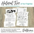 thumbnail image 2 of Outshine Recipe Card Dividers 24-Dividers Cardstock Stackable Tabs, 2 of 6