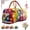 style3, variant on Hippie Van Quilted Duffle Bag, Weekender Travel Overnight Luggage, Adjustable Strap, Suitable For Outdoor Use By Women