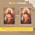 thumbnail image 5 of Aarocafa Unframed Sacred Heart of Jesus Canvas Art -Divine Mercy Christian Wall Decor 8x10"| Christ Jesus Portrait Poster| Fade-Resistant Religious Artwork| Spiritual Home Living Room Bedroom Decor, 5 of 7