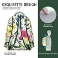 thumbnail image 5 of "Women's Fashion Backpack with Wildflower and Sunflower Print - Trendy School Bag for College, Large Capacity Backpack with Laptop Sleeve and Multiple Pockets", 5 of 6