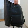 thumbnail image 5 of MIASHUI Versatile - Black Backpack for School College and Travel Bookbag with 8 Compartments Durable Stylish and Functional Design for All Your Carrying Needs, 5 of 5