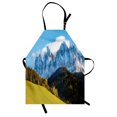 thumbnail image 1 of Landscape Apron, Sunny Meadow Hills View Outdoor Santa Magdalena Village Peaceful Rural Scene, Unisex Kitchen Bib with Adjustable Neck for Cooking Gardening, Adult Size, Multicolor, by Ambesonne, 1 of 4
