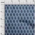 thumbnail image 1 of oneOone Polyester Lycra Grayish Blue Fabric Geometric Line Ikat Craft Projects Decor Fabric Printed By The Yard 56 Inch Wide, 1 of 4