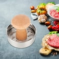 thumbnail image 2 of Goick Hamburger Maker-Stainless Steel Burger Machine Meat Stamper Manual Pressure Meat Patties Burger Machine Kitchen Accessories, 2 of 8