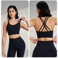 thumbnail image 5 of Womens Bras Sports Fitness Bra Yoga Running Bra Dry Wicking Bra Sports Bras for Women Black L, 5 of 5