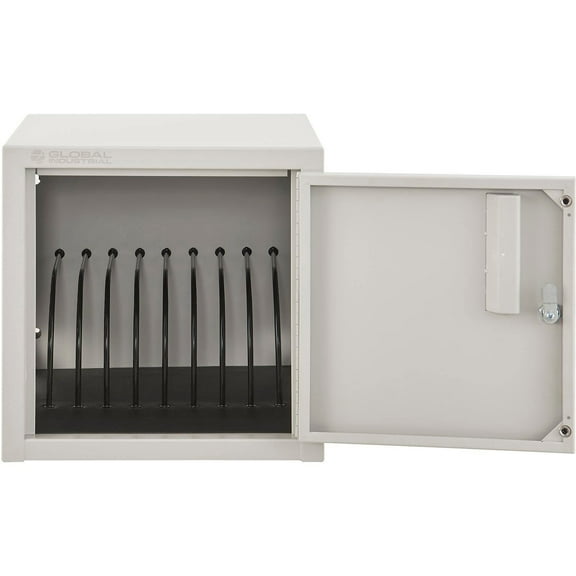 Global Industrial Wall/Desk Tablet Charging Station for 8 Devices, Beige