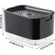 thumbnail image 2 of Dispensador de jabón para platos, dispensadores de jabón para lavavajillas, artefacto de limpieza para dispensador de jabón líquido para fregadero de cocina (negro), 2 of 5