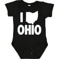 thumbnail image 3 of Inktastic I Love Ohio with State Silhouette Boys or Girls Baby Bodysuit, 3 of 5
