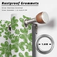 thumbnail image 4 of Outdoor Curtains for Patio Waterproof, Happy St. Patrick's Day Grommet Gazebo Curtains Drapes for Porch, Pergola,Backyard,Outside, 2 Privacy Panels 54 x 84 Inch, Dachshund Fourleaf Clovers White, 4 of 9