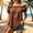 Brown, variant on Women Y2K Polka Dot Peplum Tops Elegant Puff Short Sleeeve Off The Shoulder Blouses Y2K Boho Summer Dressy Trendy Sexy Lightweight Blouse Holiday Beachwear, Black S