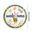 thumbnail image 3 of Round Easter Bunny Shaped Welcome Mat 2026 Easter Absorbent Non And Durable Mat Round Easter Rug Sizes 40CM/60CM/80CM Throw Blanket Tan Light Throw Blanket through Blanket Area Rugs 8x5 Blanket Small, 3 of 4