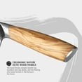thumbnail image 4 of Cuchillo Santoku Hecef japonés de 7 pulgadas de acero de Damasco Forjado Ultraafilado, 4 of 10