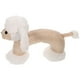 thumbnail image 1 of 1 juguete para mascotas resistente a mordeduras, no tóxico, de peluche, con chirriadores para masticar, dentición y aburrimiento (caniche beige), 1 of 8