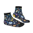 thumbnail image 3 of Bingfone Colorful Space Design Patterned Men'S Women'S Casual Cotton Socks, 3 of 9