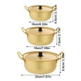 thumbnail image 4 of QHUDLV Korean Ramen Noodles Pot Aluminum Korean Drama Soup Pot with Lid Noodles Milk Heating Soup Pot Fast Cooking Noodle, 4 of 9