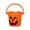 C, variant on Riforla Halloween Injection Pumpkin Bucket Pumpkin Jar with Cute Expressions Pumpkin Decoration Food Storage A 14.5X8CM