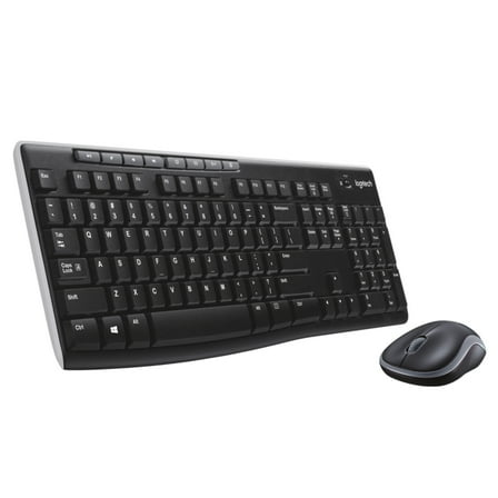 Logitech K270 Wireless Keyboard for Windows, 2.4 GHz Wireless, Full-Size, Number Pad, Black