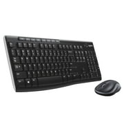 Logitech K270 Keyboard - Wireless Connectivity - RF - USB Interface - Compatible with Computer (PC) - Black