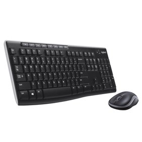 Logitech K270 Keyboard - Wireless Connectivity - RF - USB Interface - Compatible with Computer (PC) - Black