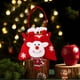 thumbnail image 4 of Bolsas de regalo navideñas con muñecos de muñeco de nieve de Papá Noel - Bolsillo de cordón tejido de 8,66x7,48 pulgadas para caramelos y pequeños regalos, 4 of 6