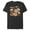 Dark Heather, variant on Groot Chill Out Relax Guardians of the Galaxy - Short Sleeve Blended T-Shirt for Adults - Customized-Black