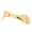 Gold, variant on NFTIGB Black 6 String Resonator Guitar Tailpiece Bridge Tremolo Replacement Part with Screw Premium Metal String Instrument Accessories 5.12 inches / 13 cm