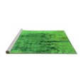 thumbnail image 2 of Ahgly Company Machine Washable Indoor Rectangle Oriental Green Industrial Area Rugs, 5' x 7', 2 of 4